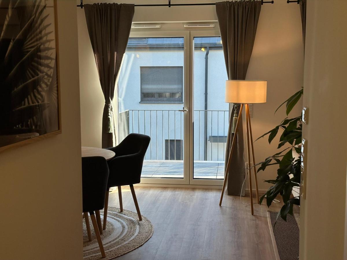 Ferienwohnung-Parkplatz-Balkon-Kueche-Aufzug-Smarttv-Waschtrockner Erlangen Exterior foto