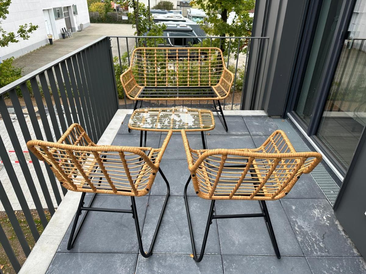 Ferienwohnung-Parkplatz-Balkon-Kueche-Aufzug-Smarttv-Waschtrockner Erlangen Exterior foto